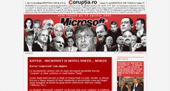 Desktop Screenshot of coruptia.ro